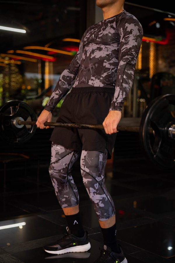 CICLISTA TERMICO 3/4 DARK CAMO - Imagen 3