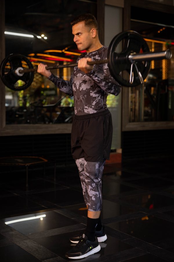 CICLISTA TERMICO 3/4 DARK CAMO